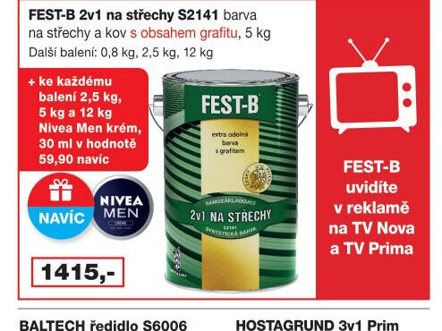 FEST-B 2v1 na střechy S2141