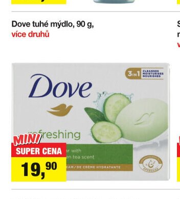 Dove tuhé mýdlo, 90 g