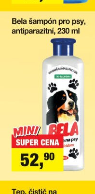 Bela šampon pro psy antiparazitní 230 ml