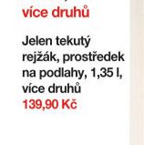 Jelen tekutý rejžák, prostředek na podlahy, 1,35 l