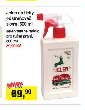 Jelen na fleky odstraňovač skvrn, 500 ml