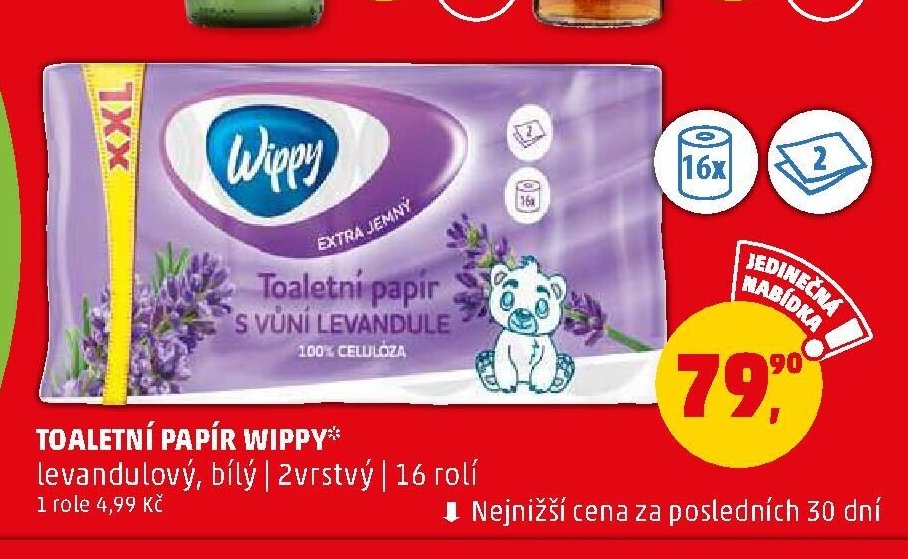 TOALETNÍ PAPÍR WIPPY - Penny Market aktualniletaky.eu