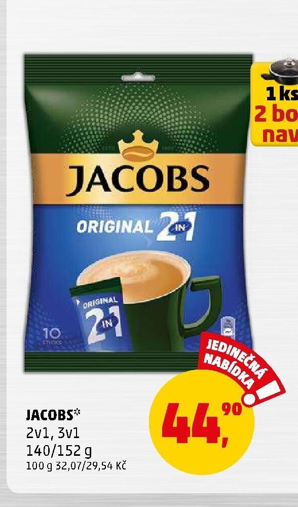 Jacobs 2v1, 3v1 - Penny Market aktualniletaky.eu