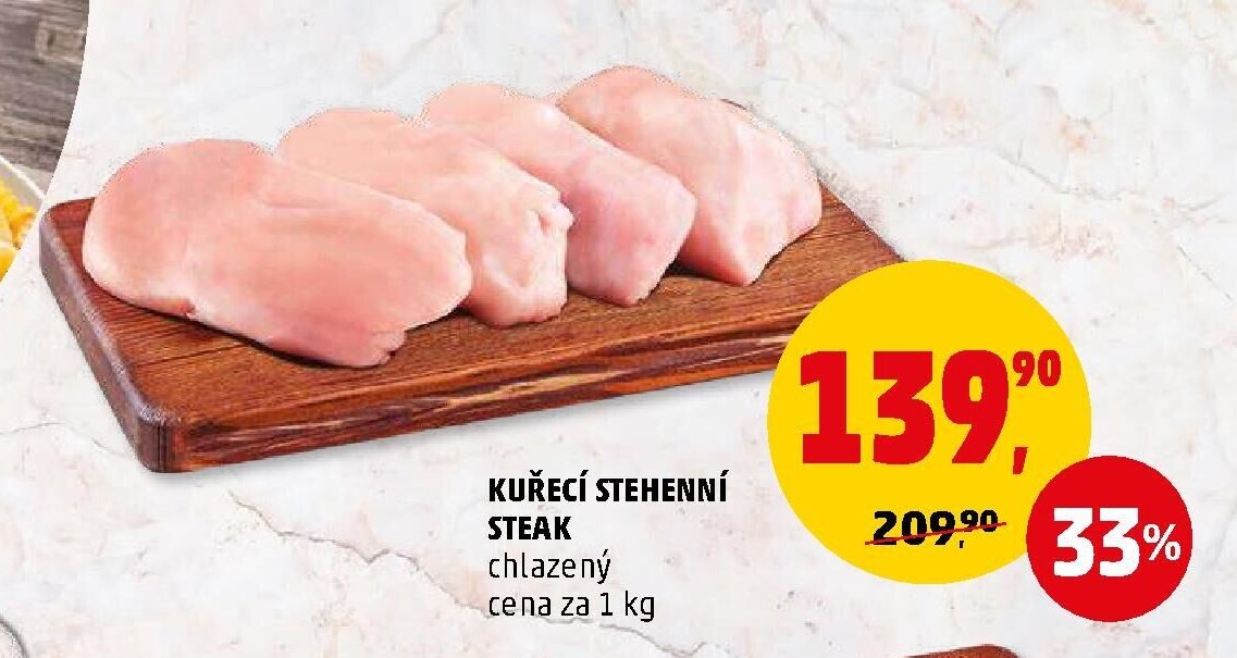 Kuřecí stehenní steak - Penny Market aktualniletaky.eu