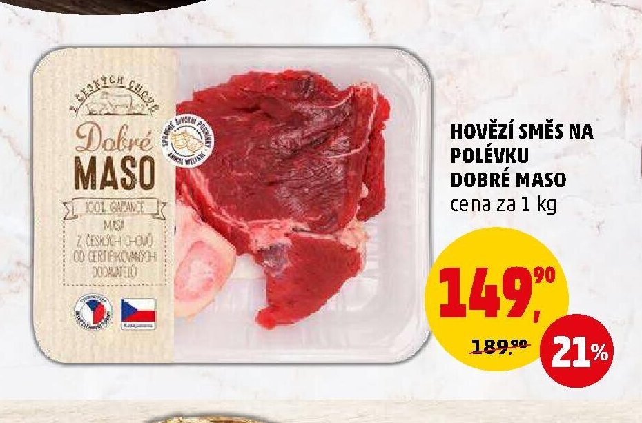 Hovězí směs na polévku Dobré maso - Penny Market aktualniletaky.eu