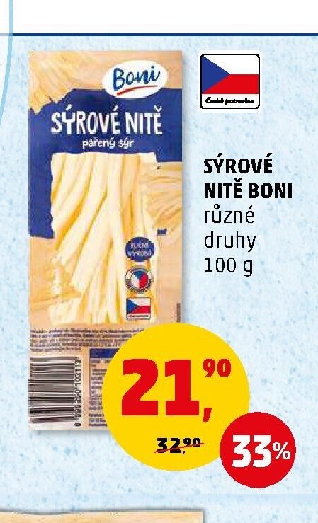SÝROVÉ NITĚ BONI - Penny Market aktualniletaky.eu