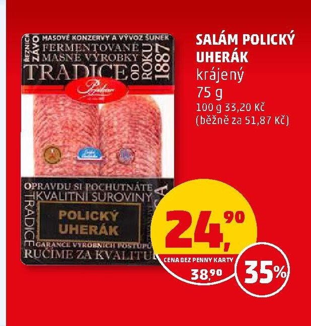 Salám Polický Uherák - Penny Market aktualniletaky.eu