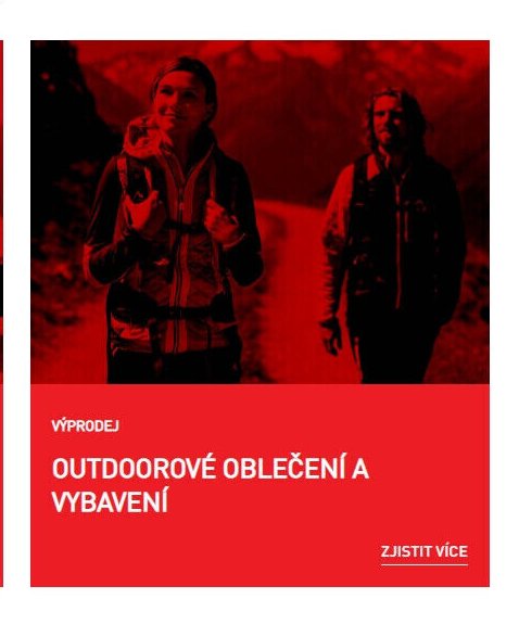 OUTDOOROVÉ OBLEČENÍ A VYBAVENÍ