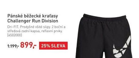 Pánské běžecké kraťasy Challenger Run Division