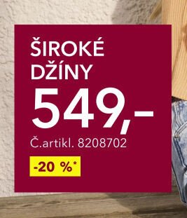 Široké džíny