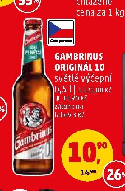 GAMBRINUS ORIGINÁL 10 - Penny Market aktualniletaky.eu