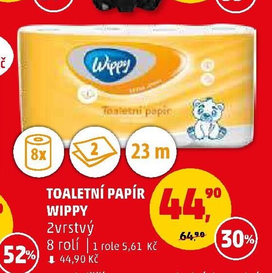 TOALETNÍ PAPÍR WIPPY - Penny Market aktualniletaky.eu