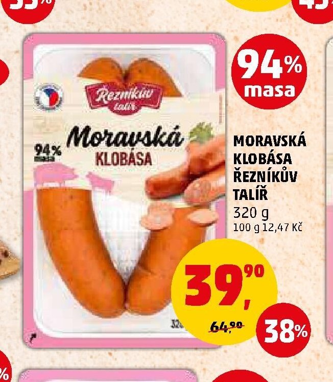 MORAVSKÁ KLOBÁSA ŘEZNÍKŮV TALÍŘ 320 g - Penny Market aktualniletaky.eu