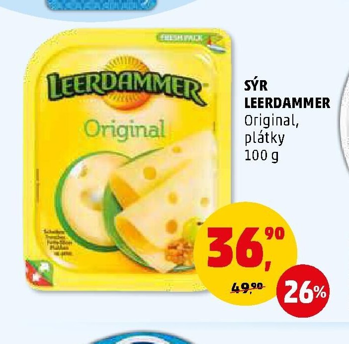 SÝR LEERDAMMER Original, plátky - Penny Market aktualniletaky.eu