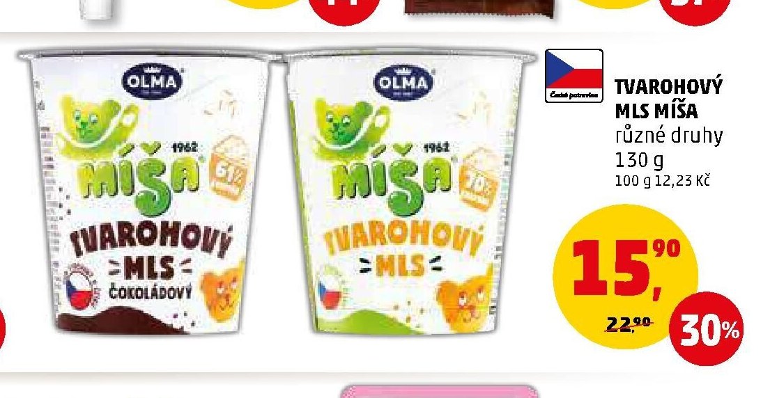 TVAROHOVÝ MLS MÍŠA různé druhy 130 g - Penny Market aktualniletaky.eu