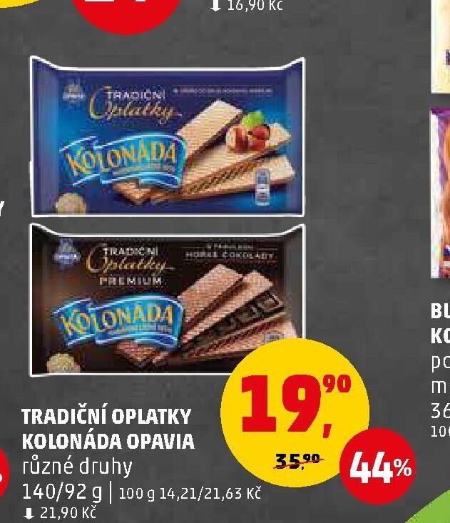 Tradiční oplatky Kolonáda Opavia - Penny Market aktualniletaky.eu