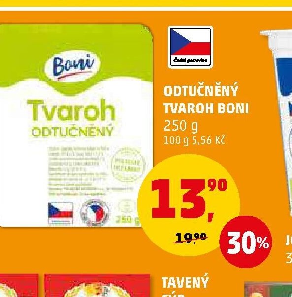 ODTUČNĚNÝ TVAROH BONI - Penny Market aktualniletaky.eu
