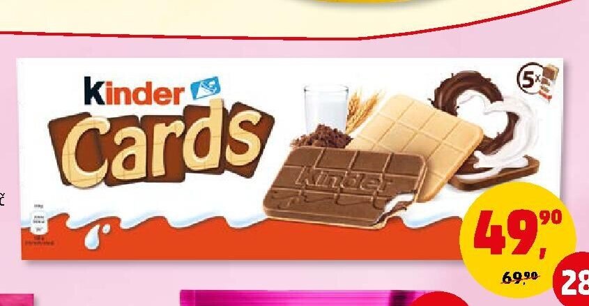 KINDER CARDS 128 g - Penny Market aktualniletaky.eu