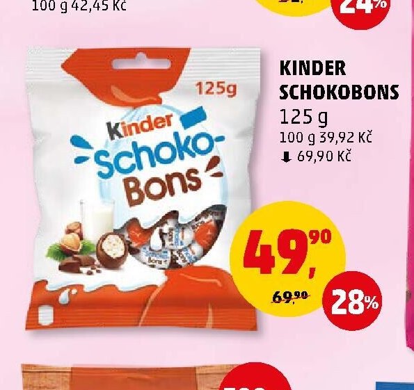 KINDER SCHOKOBONS 125 g - Penny Market aktualniletaky.eu