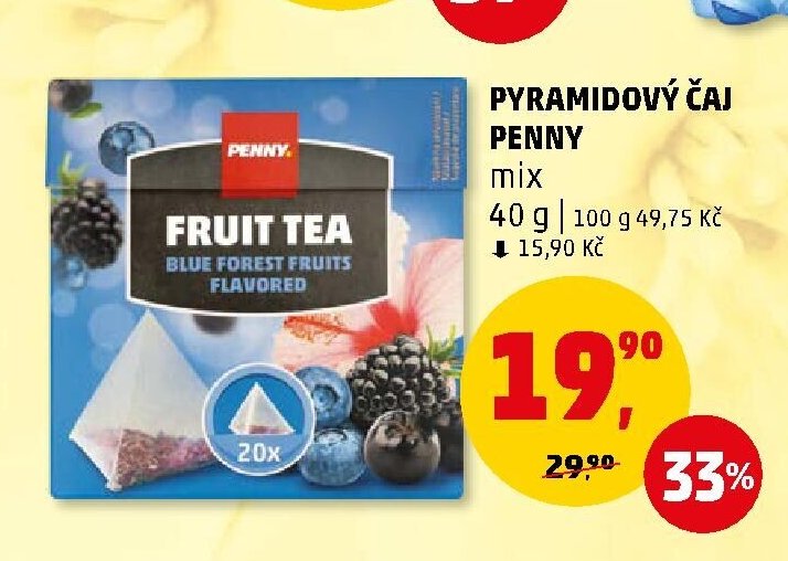 Pyramidový čaj Penny mix - Penny Market aktualniletaky.eu