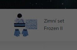 Zimní set Frozen II