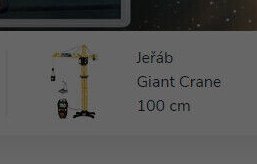 Jeřáb Giant Crane 100 cm