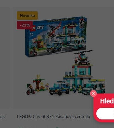 LEGO® City 60371 Zásahová centrála