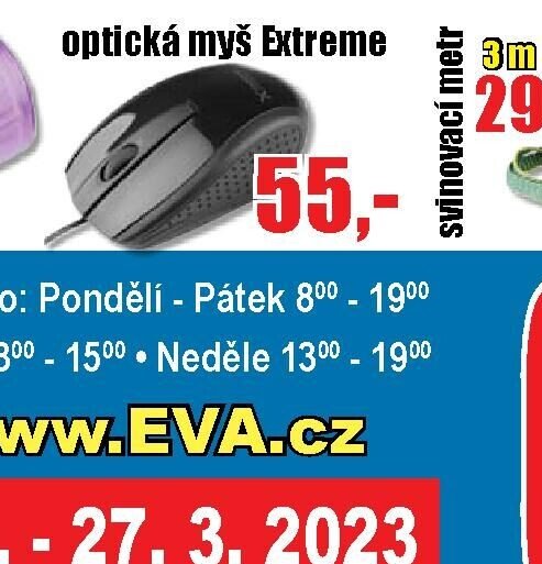 Optická myš Extreme - EVA.cz aktualniletaky.eu