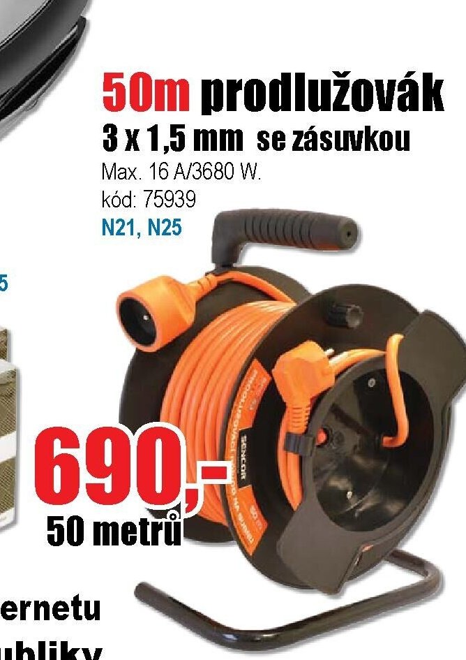 Prodlužovák 50 m - EVA.cz aktualniletaky.eu