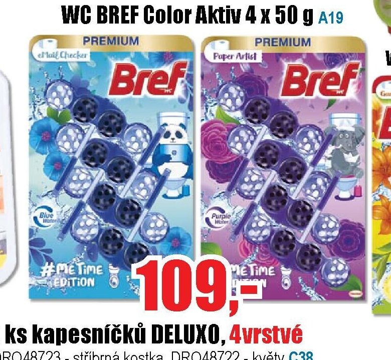 WC BREF Color Aktiv 4 x 50 g