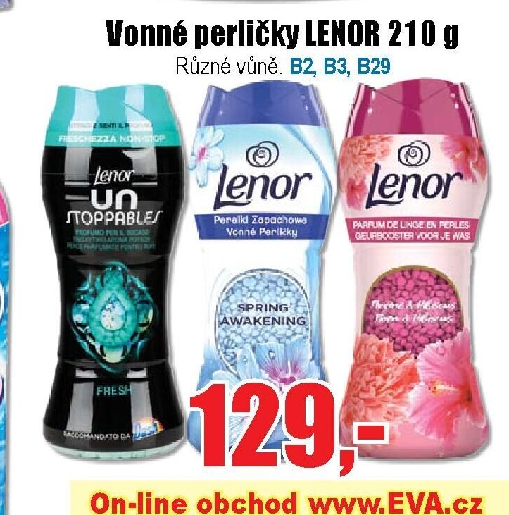 Vonné perličky LENOR 210 g
