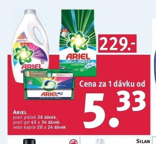 Ariel prací prášek