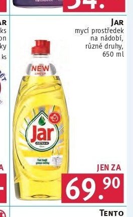 Jar mycí prostředek