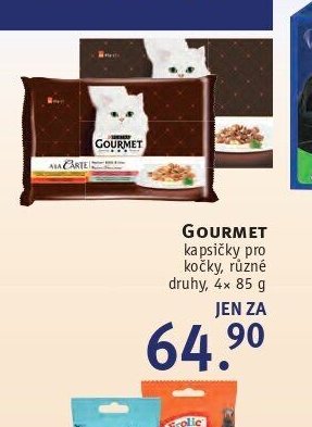 GOURMET kapsičky pro kočky - ROSSMANN drogerie aktualniletaky.eu