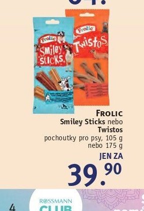 FROLIC Smiley Sticks nebo Twistos