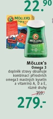 MÖLLER'S Omega 3 doplněk stravy