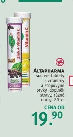 ALTAPHARMA šumivé tablety