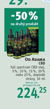 ADAMA CBD full spectrum CBD olej