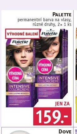 Palette permanentní barva na vlasy