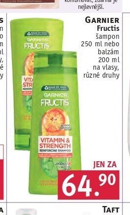 Garnier Fructis šampon nebo balzám