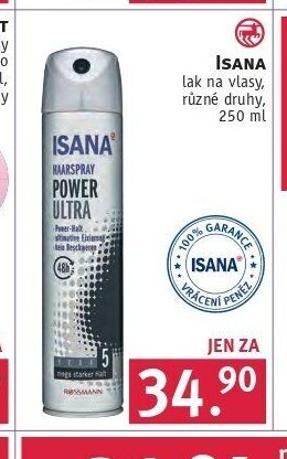 Isana lak na vlasy