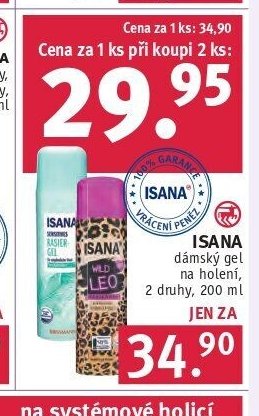 Isana dámský gel na holení