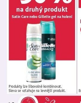 Satin Care nebo Gillette gel na holení