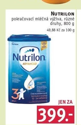 Nutrilon pokračovací mléčná výživa