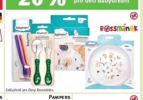 Babydream dětské jídelní potřeby