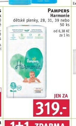 Pampers Harmonie dětské plenky