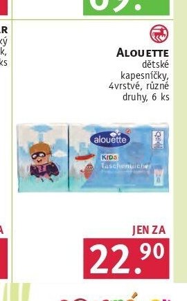 Alouette dětské kapesníčky