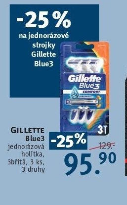 Gillette Blue3 jednorázové strojky