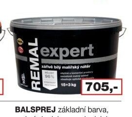 REMAL EXPERT zářivě bílý malířský nátěr - Barvy a laky drogerie aktualniletaky.eu