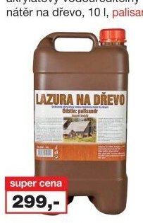 Lazura na dřevo ochranný akrylátový - Barvy a laky drogerie aktualniletaky.eu